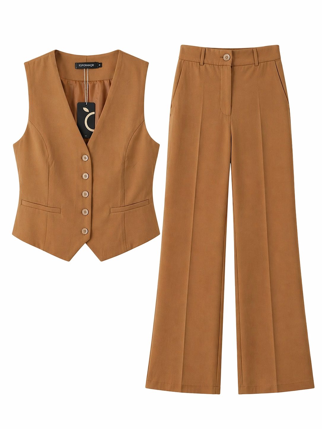 CONJUNTO ALFAIATARIA COLETE E CALÇA