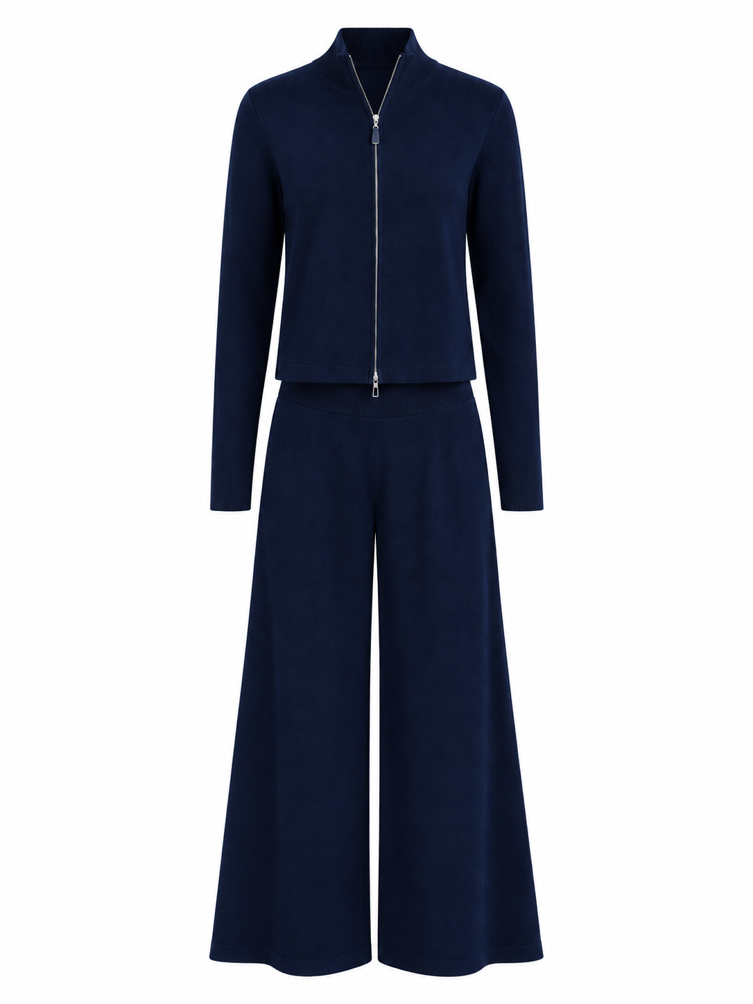 CONJUNTO TRICOT COM ZÍPER