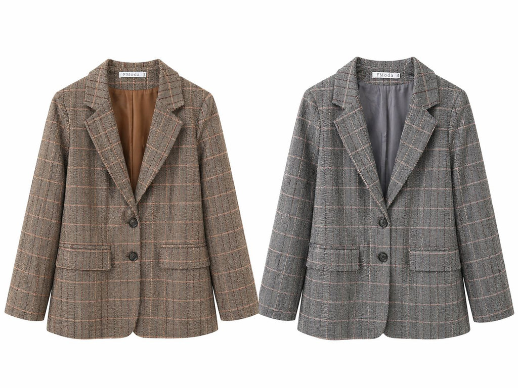 BLAZER XADREZ OVERSIZED