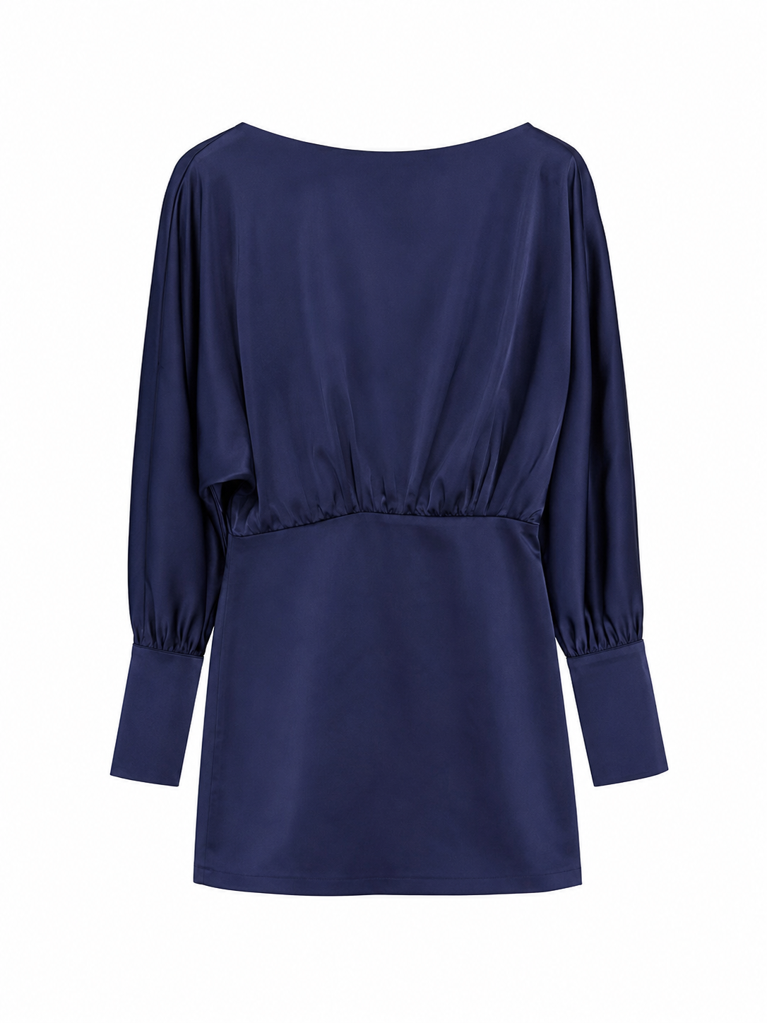 VESTIDO CETIM MANGA BUFANTE