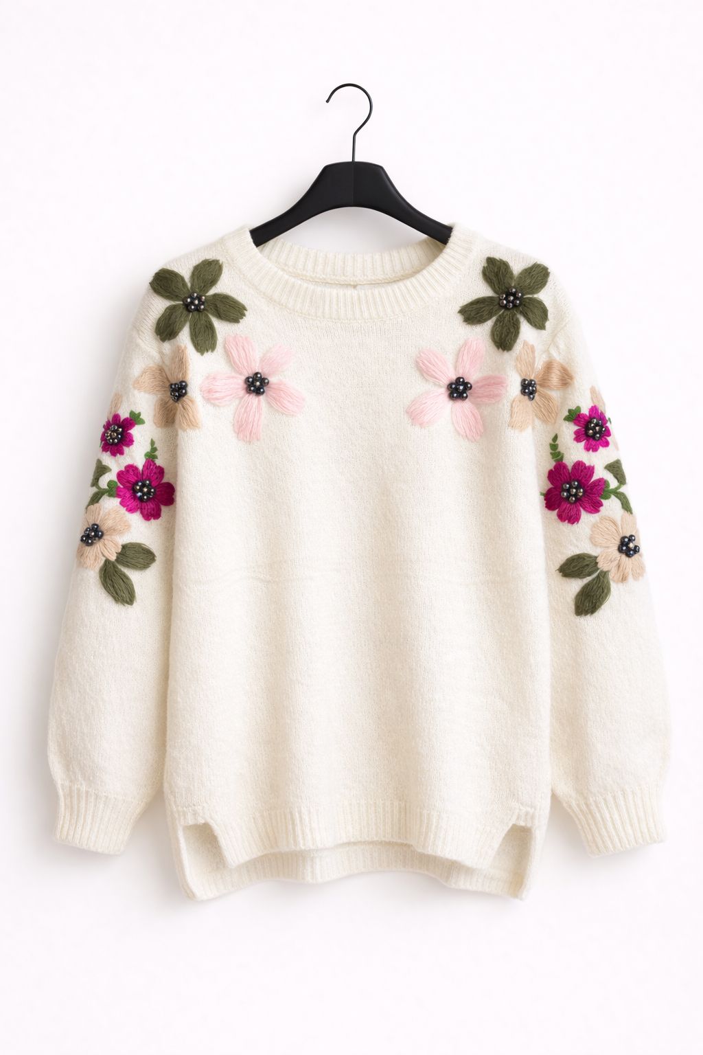 CAMISA TRICOT BORDADA