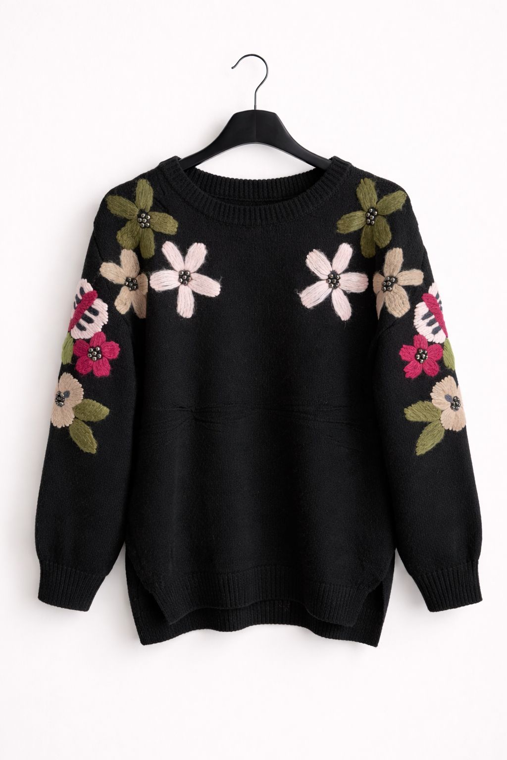 CAMISA TRICOT BORDADA