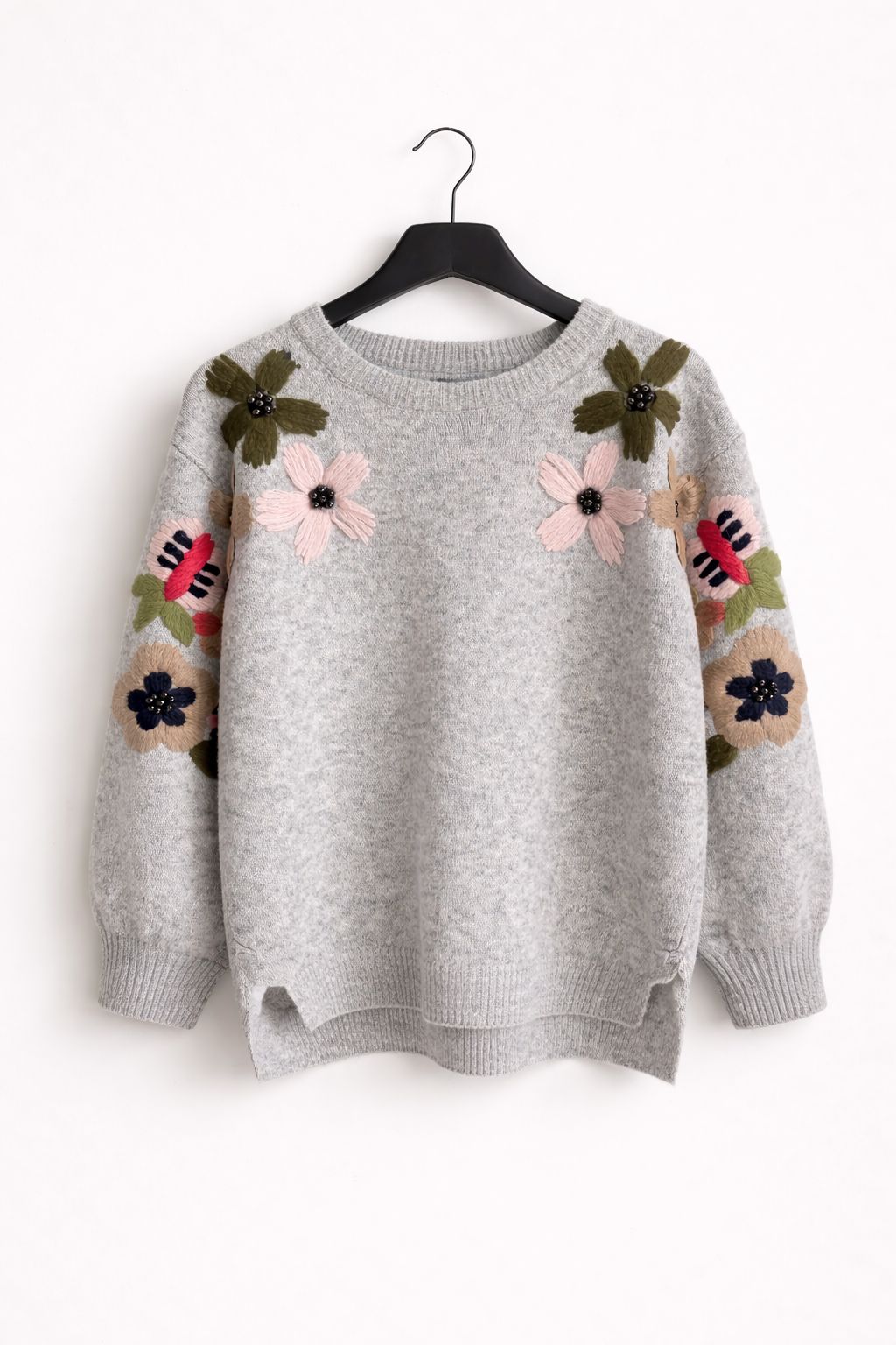 CAMISA TRICOT BORDADA