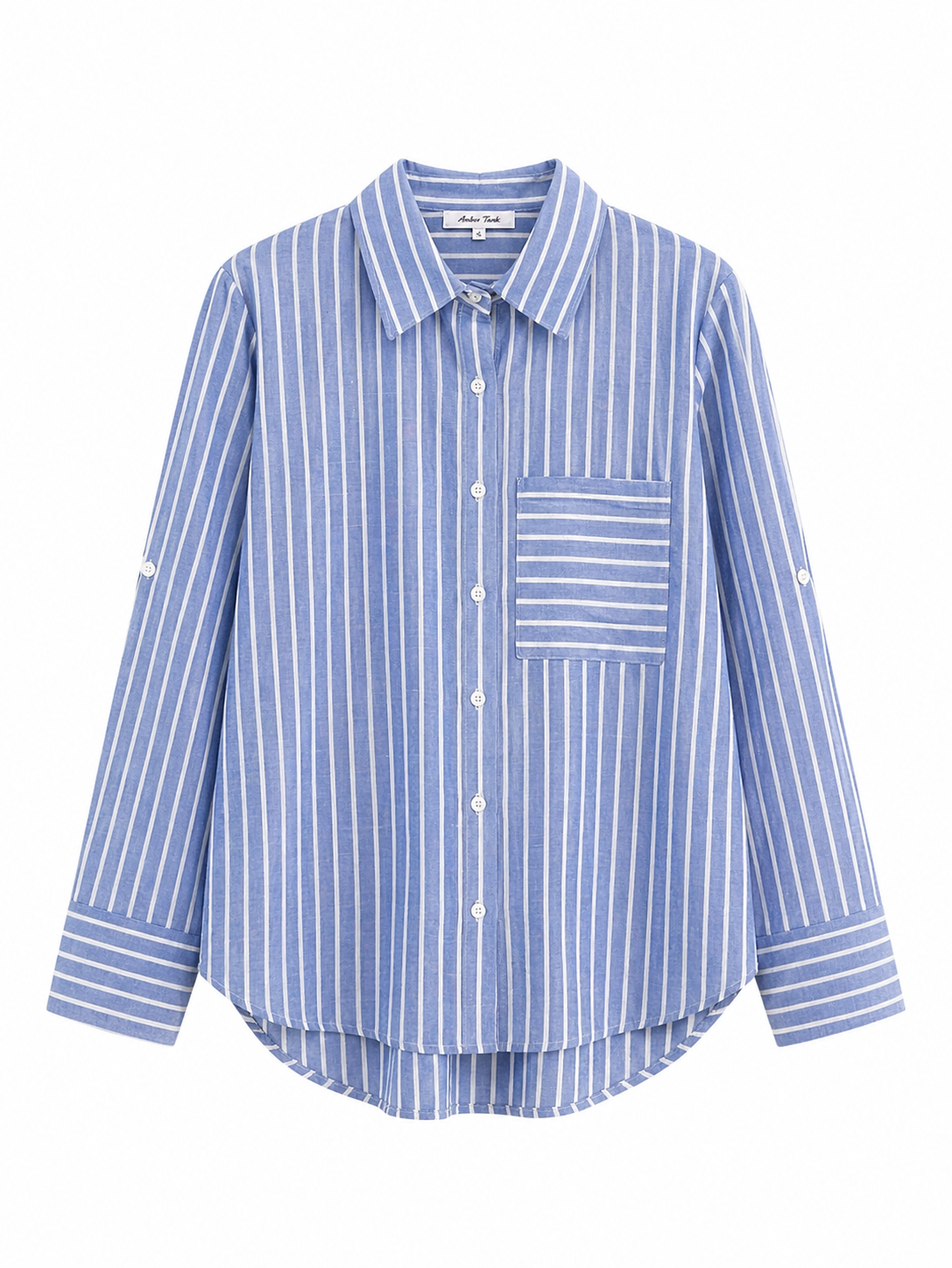 CAMISA LISTRADA BOTÃO