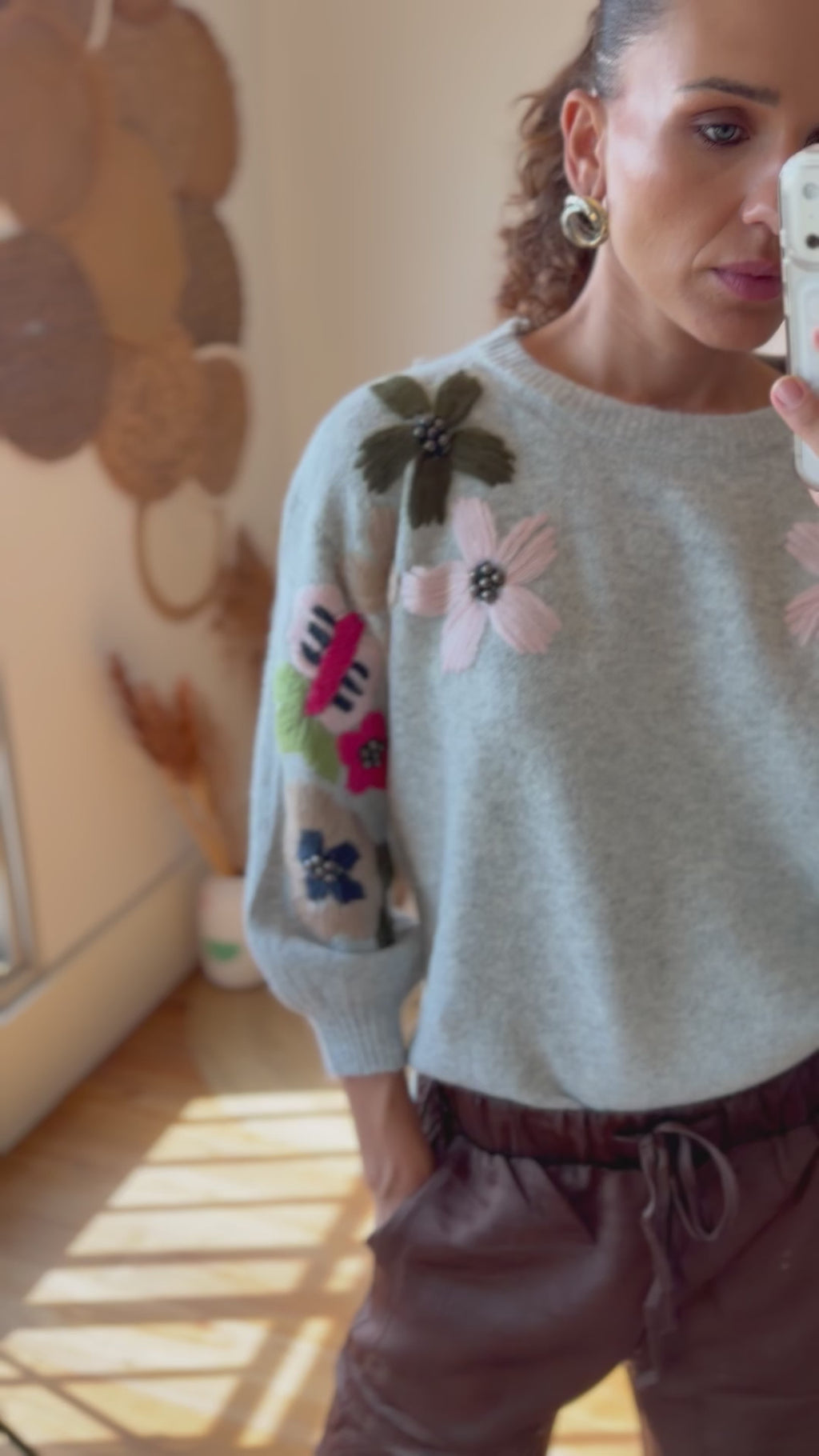 CAMISA TRICOT BORDADA
